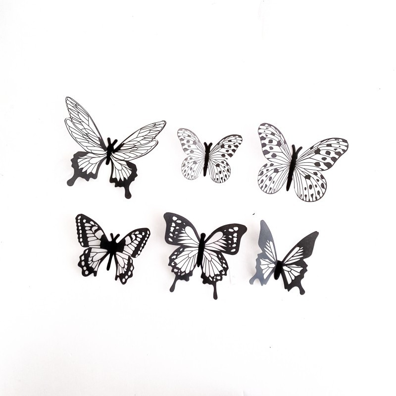 Picture of Butterfly Birthday Cake Insert Beautiful Mother's Day Cake Decoration Cake Insert Butterfly Cake Decoration