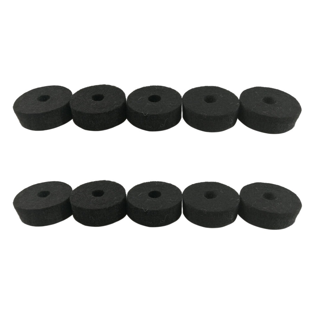 Felt 2.5cm10-piece rack drum piece felt Pad rack drum non-slip felt rack drum accessories