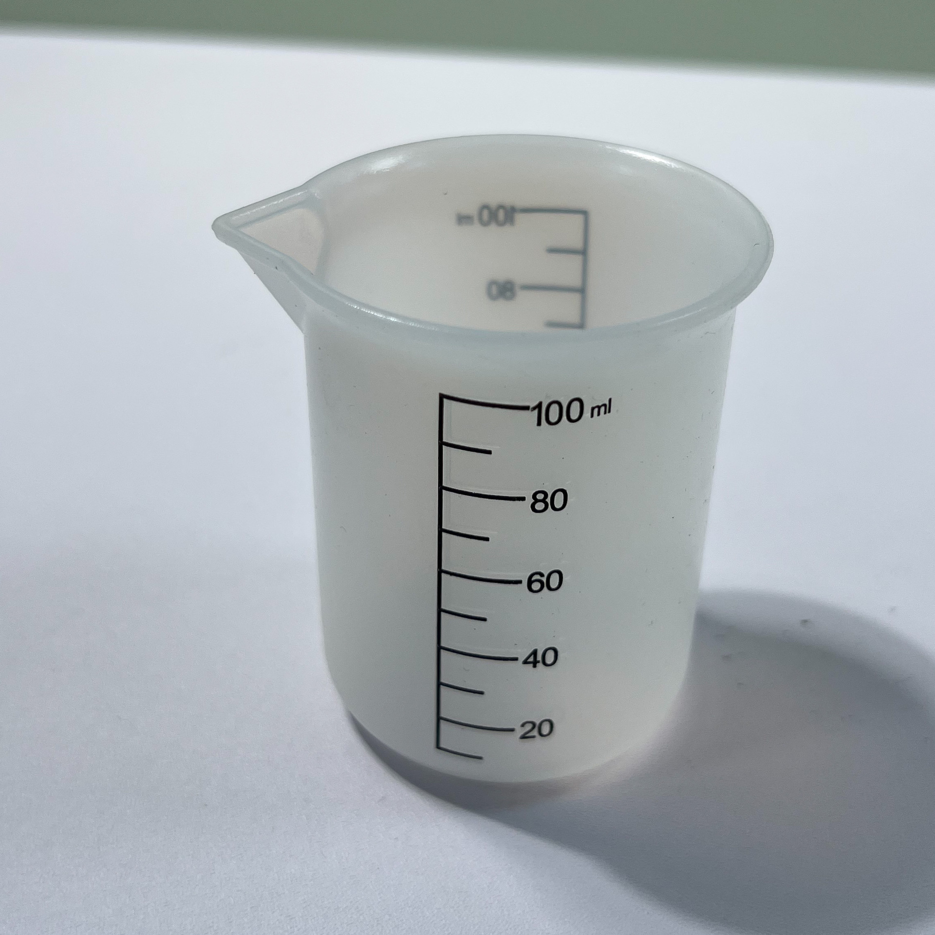 Picture of Fat Girl epoxy mold 100ml printing Silicone Measuring Cup mold 100ml disposable scale measuring cup epoxy