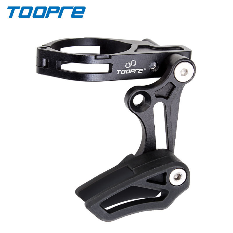 TOOPRE Bicycle Single Disc Chain Guide Positive and Negative Teeth Chain Stabilizer Mountain Bike Front Dial Chain Presser Chain Drop Prevention