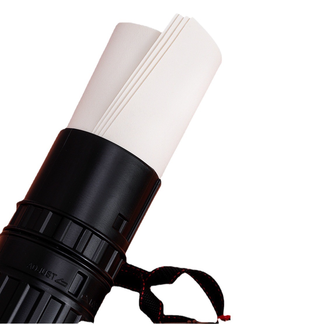 Painting tube telescopic paper tube electric car umbrella storage tube poster tube Chinese painting plastic moisture-proof PVC calligraphy and painting with cable tie
