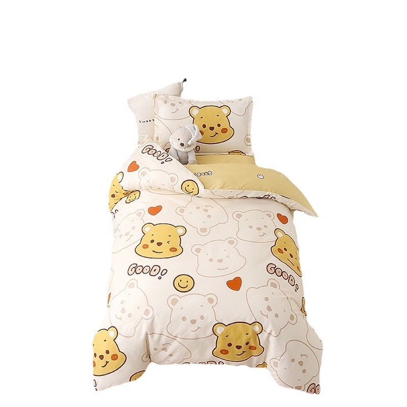 Picture of Pure Cotton Kindergarten Bed Three-Piece Set, Pure Cotton Printed Six-Piece Set, Essential Bedding for Kidsren to Go to Kindergarten for Lunch Break