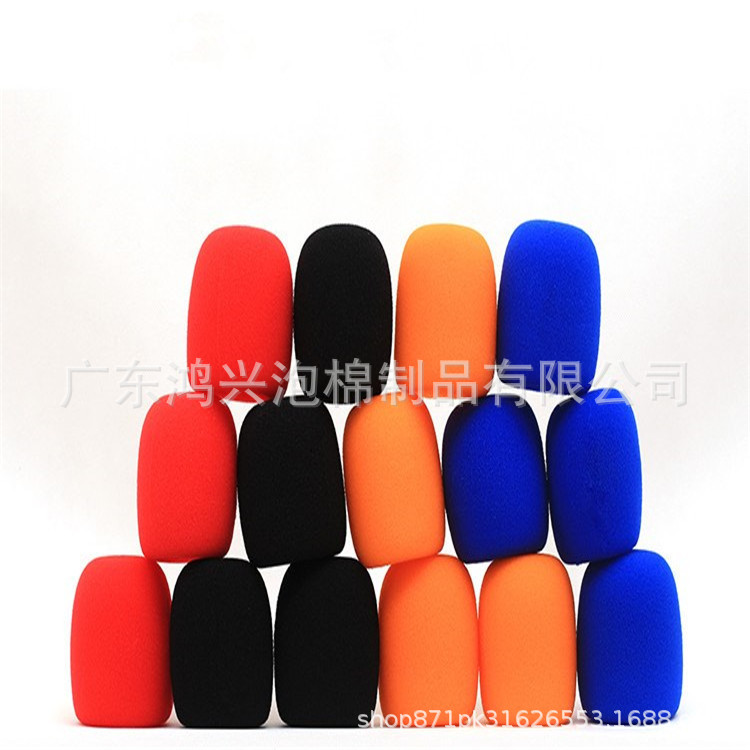 2025 High-Density Antibacterial Dustproof Sponge Headphone Cover Anti-Slip Microphone Cover Recording Equipment Accessories Microphone Cover