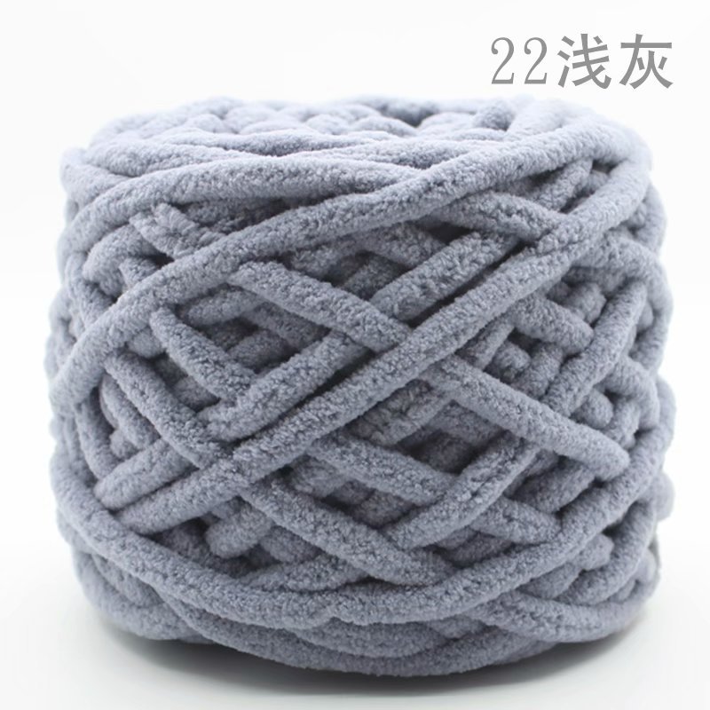 Picture of Ice Strip Yarn Single Strand Ice Strip Yarn Crochet Shoe Yarn Small Ice Strip Handmade Carpet Yarn Thick Yarn Scarf Yarn Ball