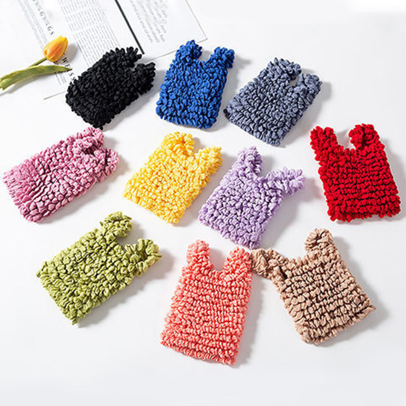 Stretchable Magic Bag Portable Shopping Bag Oversized Bubble Bag Large Capacity Pleated Bag High-value Eco-friendly Handbag