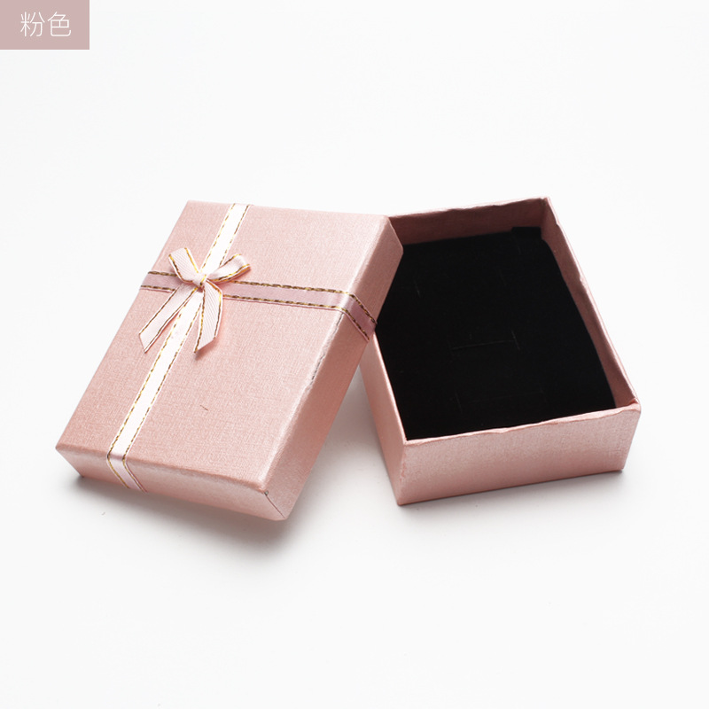 Picture of Jewelry Gift Set Pearlescent Paper Color Box Phnom Penh Jewelry Box Necklace Rectangular Jewelry Packaging Box Set