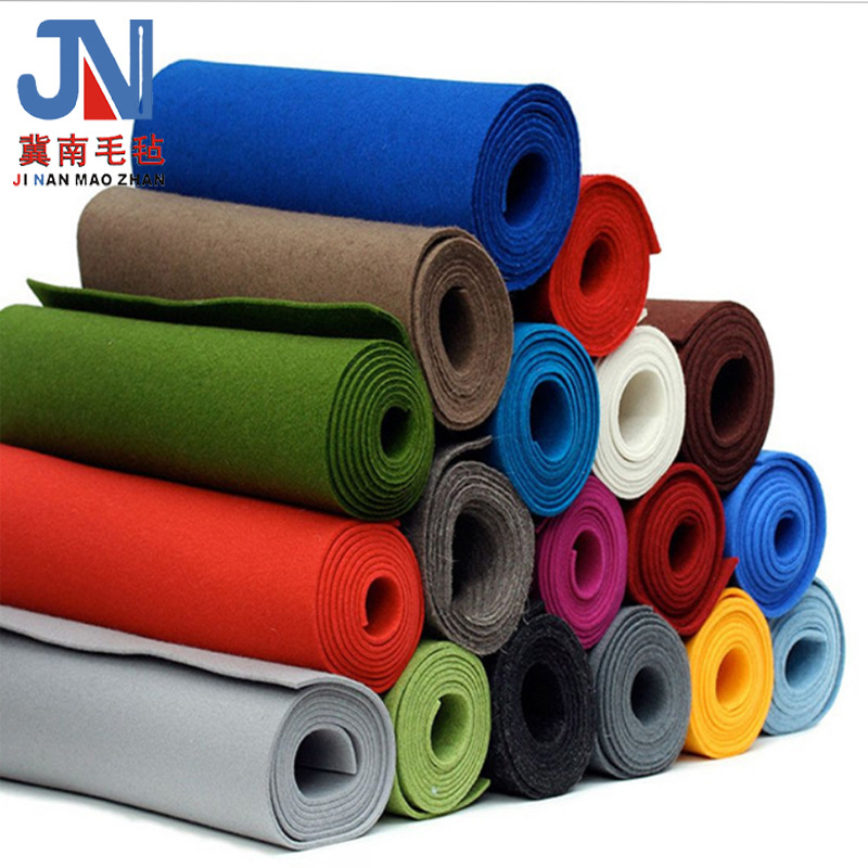in stock Supply Crafts Felt Cloth Color Felt Cloth Factory Chemical Fiber Felt for Bags and Bags Environmental Protection