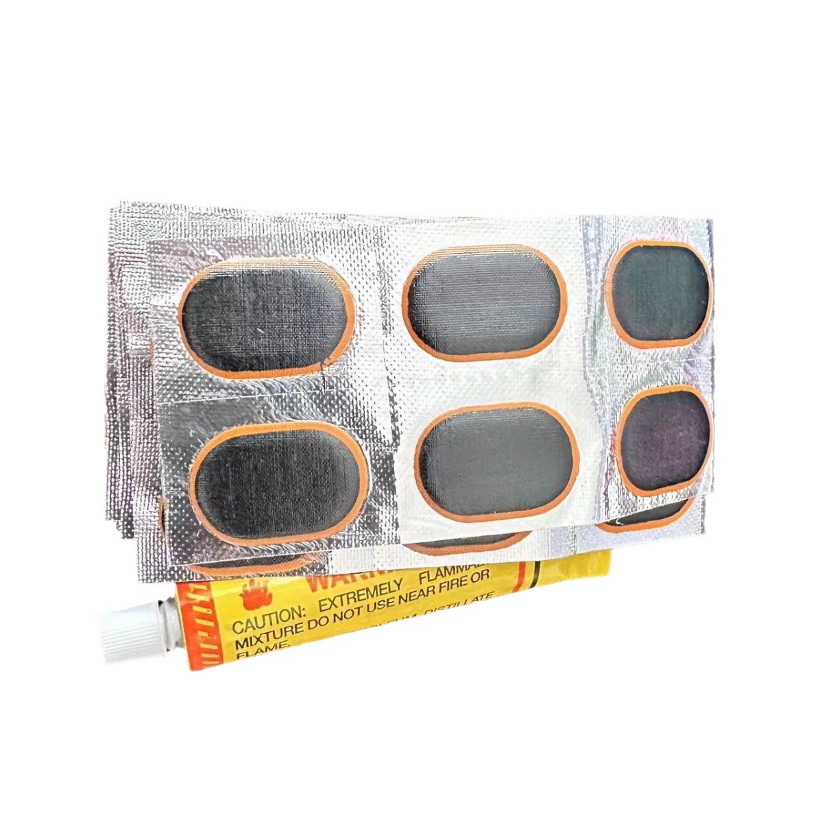 Picture of Bicycle tire repair film glue mountain bike motorcycle electric car tire repair tool suit repair cold patch