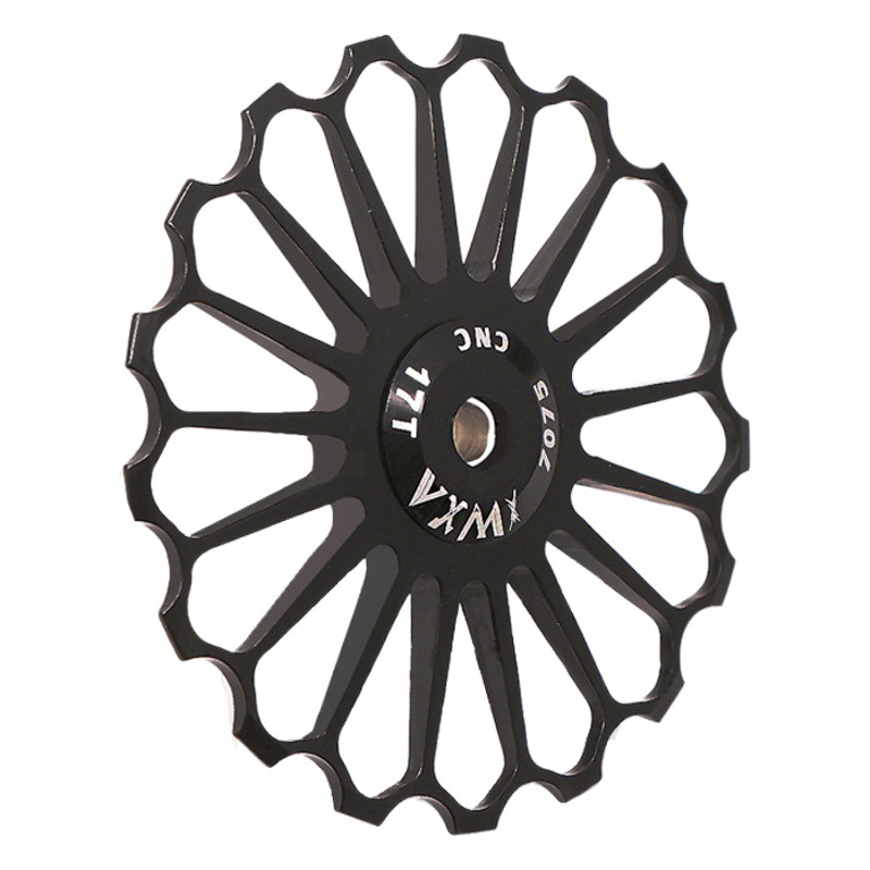 VXM mountain road bike rear dial bearing guide wheel ceramic 8T-17 tooth metal transmission guide wheel accessories
