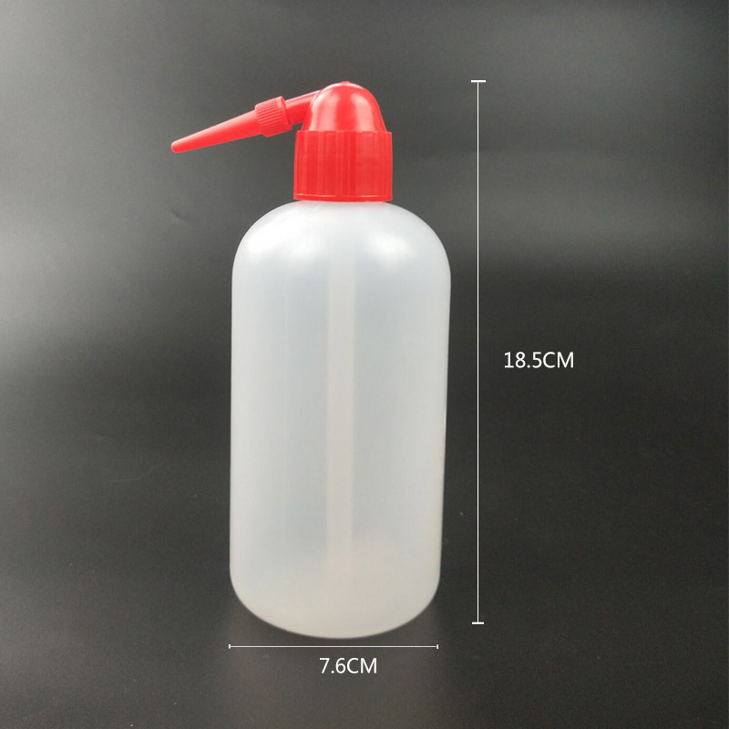 500ml red bird head wash bottle pe plastic thickened volumetric bottle more meat watering can a generation of hair
