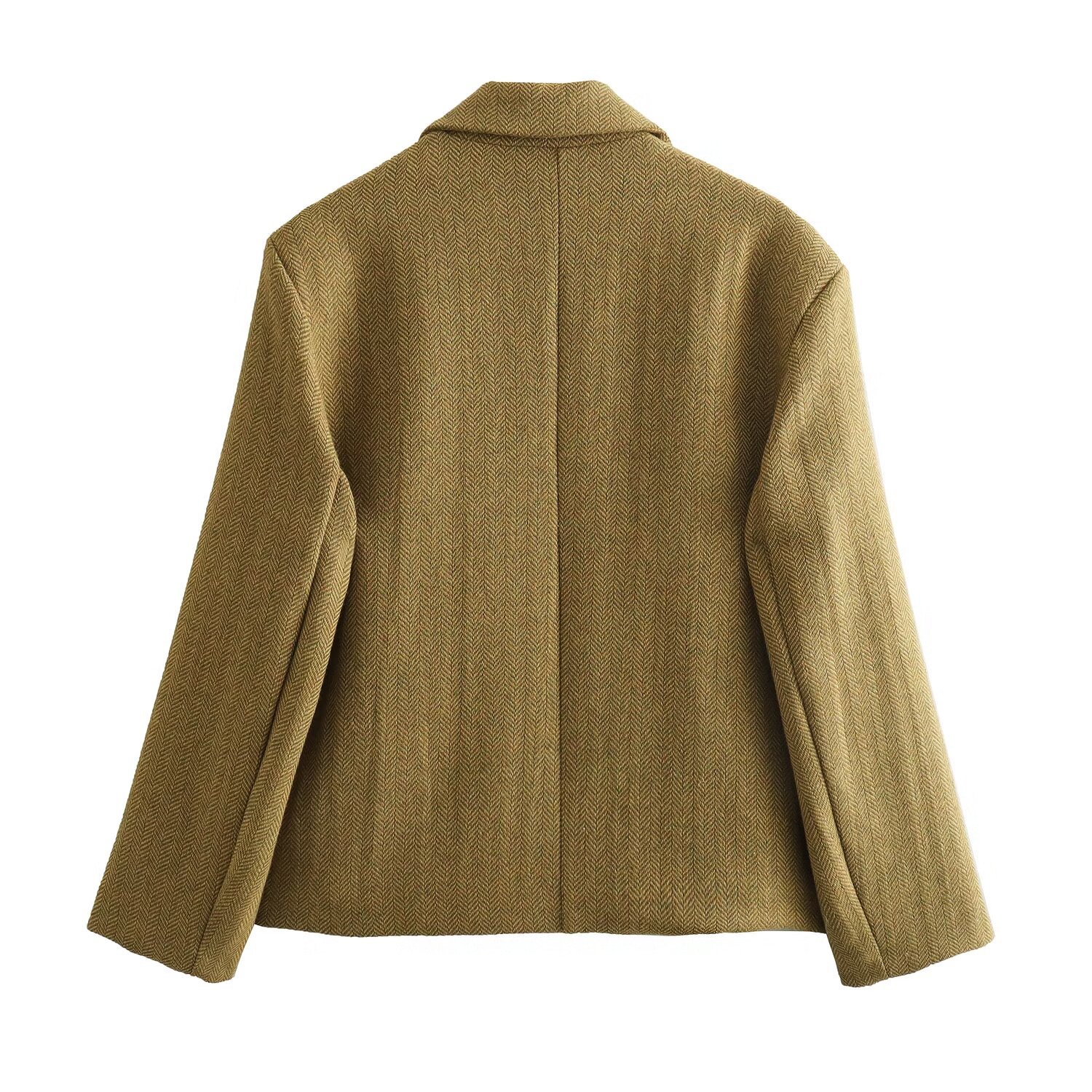 Picture of 2024 spring new European and American cross-border women's clothing street fashion pocket decoration jacket jacket w021 81217