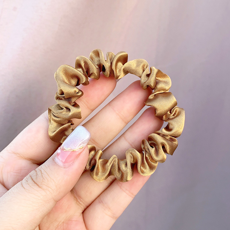 Picture of Cross-border large intestine ring hair ring South Korea knot east ins solid color net red hair rope simple hair accessories factory wholesale