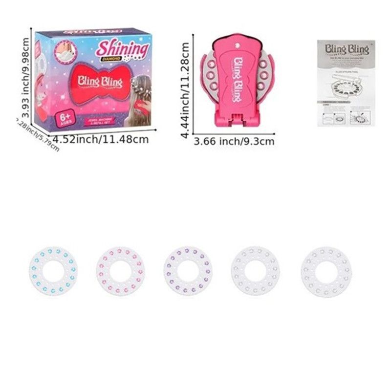 Picture of Cross-Border Hot-Selling Fully Automatic Three-Strand Hair Braider Girls Makeup Hair Accessories Hair Braiding Artifact Play House Toy
