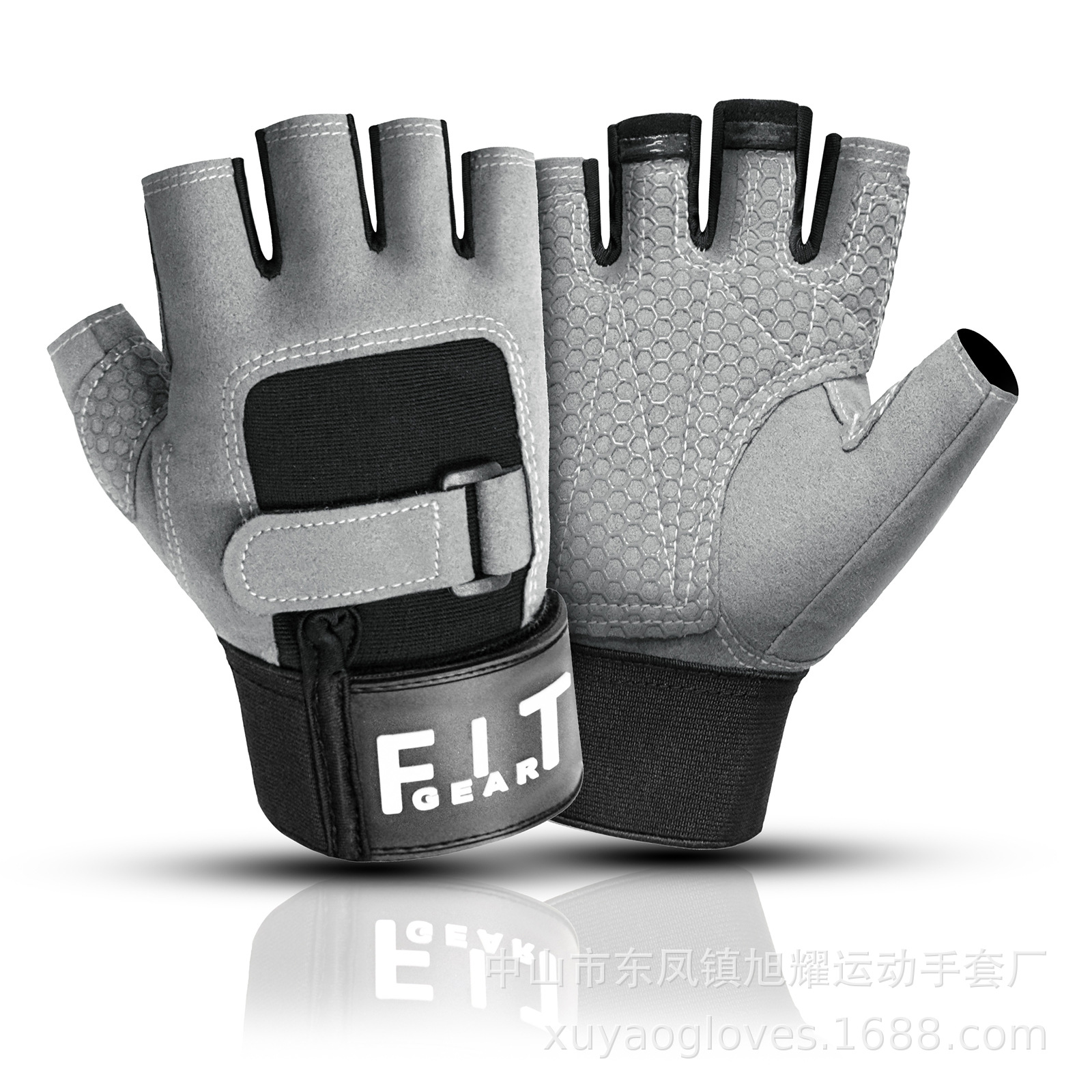 Factory Wholesale Outdoor Sports Mountain Bike Fitness Cycling Breathable Half-Finger Tactical Training Gloves Hand Protection