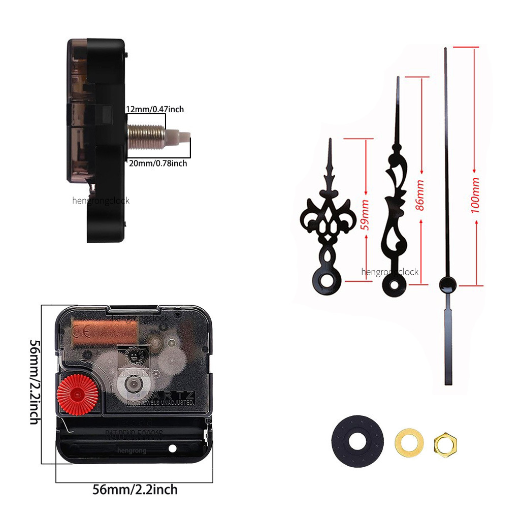 Picture of Watch Accessories genuine goods Taiwan Sun 12888 Scanning Silent Movement with Metal Timing and Seconds