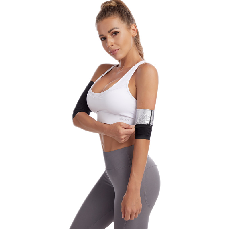 Foreign trade spot bundle arm arm sleeve stuffy sweat sweating arm band Local fat reduction band elastic arm reduction t suit