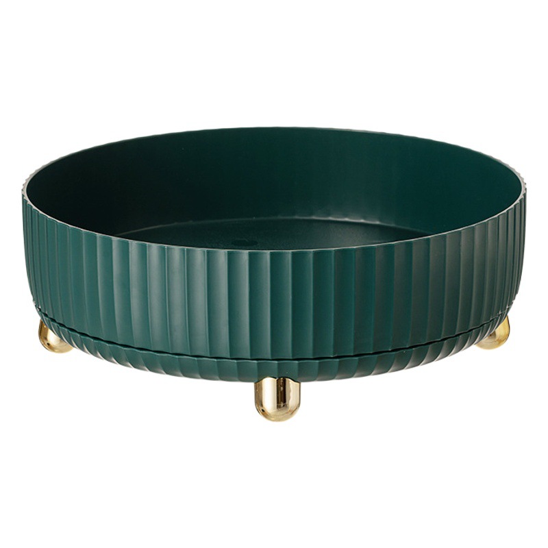 360-degree rotating vegetable storage rack kitchen floor multi-layer multi-functional round dedicated vegetable basket storage rack