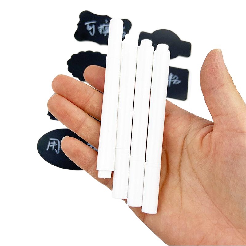 Erasable blackboard pen logo-free white black liquid chalk water-based dust-free chalk refill 1mm