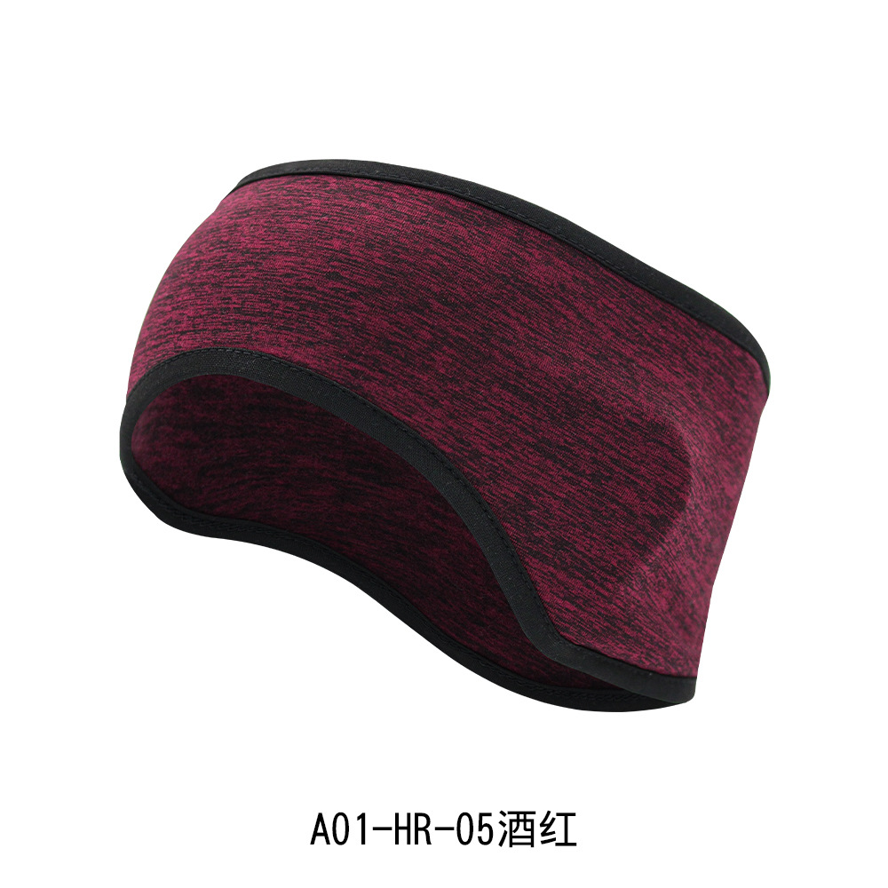 Picture of Amazon autumn and winter fleece outdoor ear protection hair band Sports running riding warm cold-proof headgear forehead protection headband