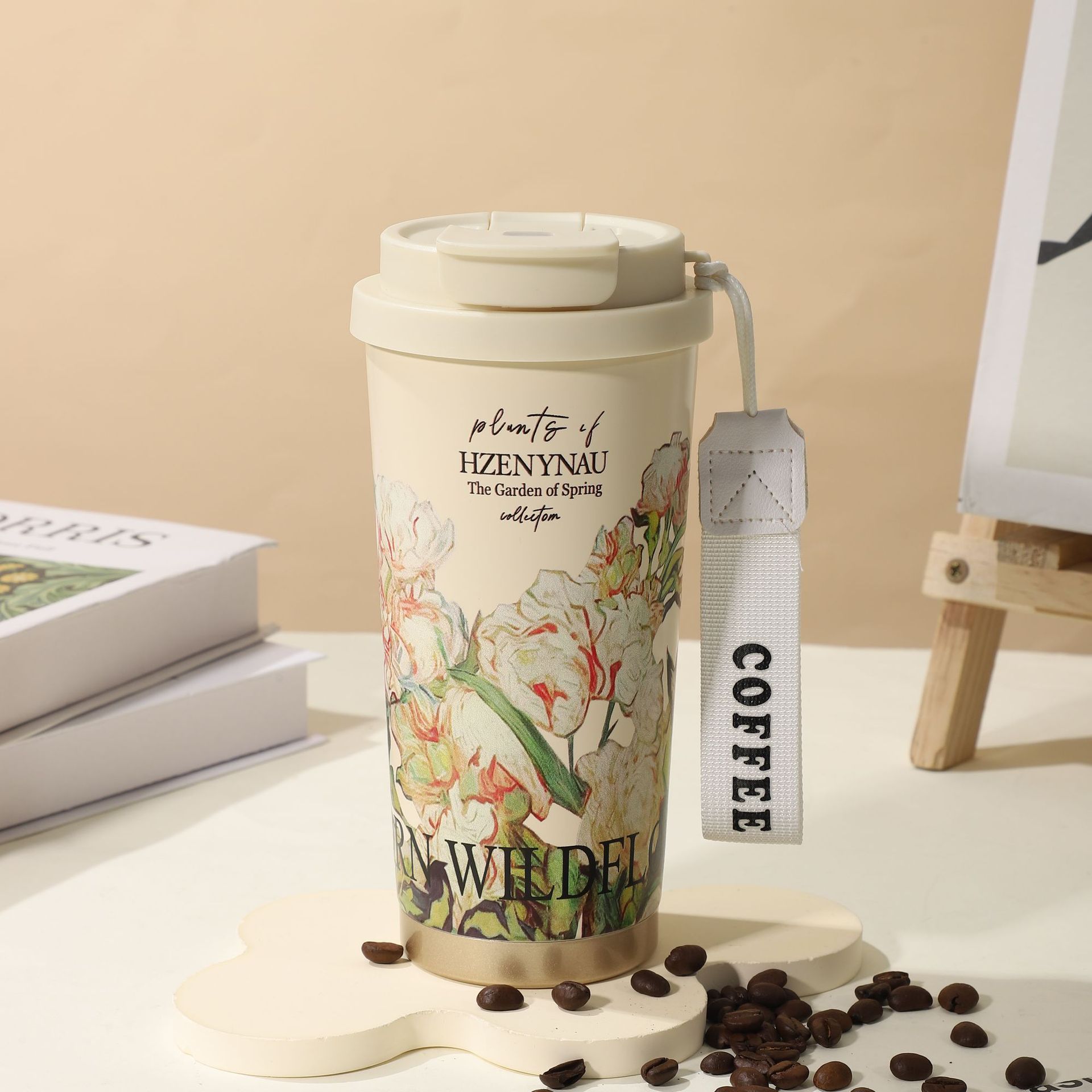 Picture of Wholesale Insulated Cups, Trendy High-Appearance Cold Coffee Cups for Men and Women, Outdoor Car-Mounted Stainless Steel Dual-Drink Gift Cups