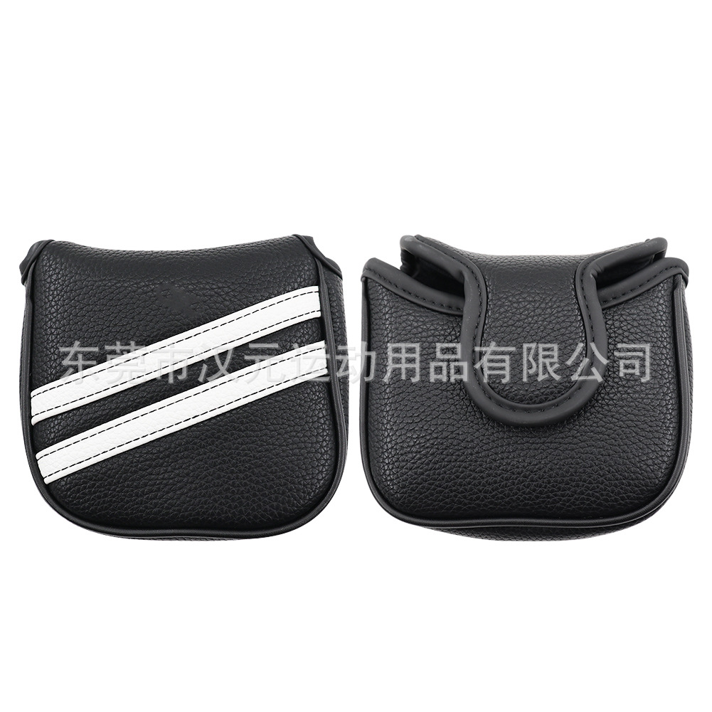 Picture of Factory direct cross-border e-commerce golf club cover pu club cover ball head protective cover push rod cap cover