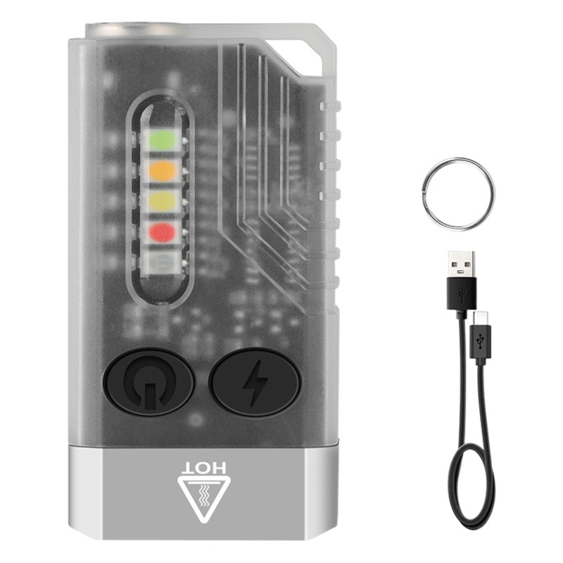 New mini laser pen flashlight buzzer sound and light warning security defense magnetic work lamp flashlight