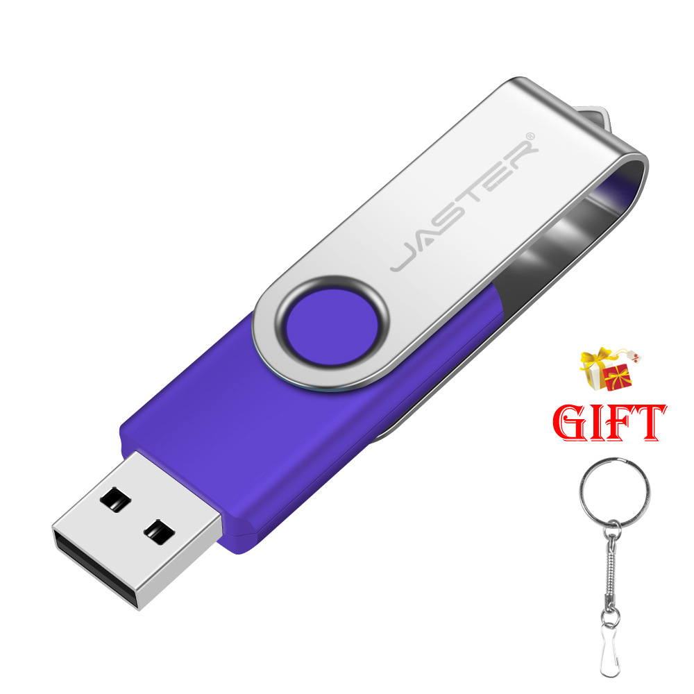 Picture of Large capacity U disk wholesale lettering USB 8g16g rotating metal U disk LOGO engraving gift U disk 32g