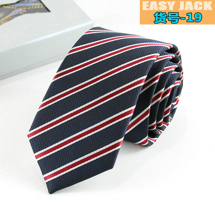 Picture of Men's tie Korean narrow fashion Wedding groom best man casual tie 6cm business professional collar fittest wholesale
