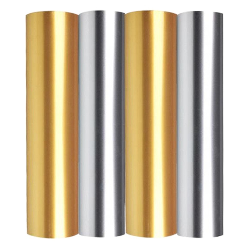 PU gold silver lettering film Soft Gold soft silver elastic lettering washing can not drop hot stamping silver printing film
