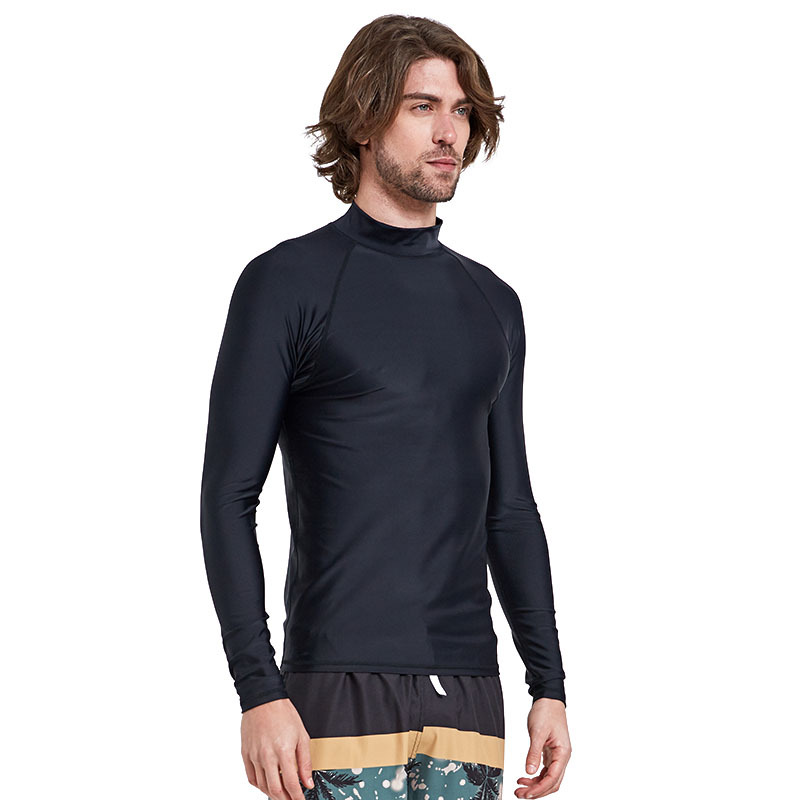 Picture of Sharbat men's long-sleeved diving suit sun protection swimsuit quick-drying jellyfish suit top snorkeling slim diving swimsuit