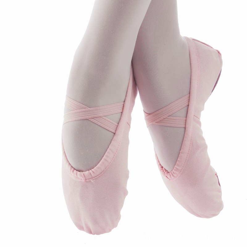 Picture of Manufacturer Wholesale Dance Shoes for Children and Girls Flesh-Colored Soft-Soled Adult Practice Shoes Non-Slip Yoga Dance Shoes Ballet Shoes