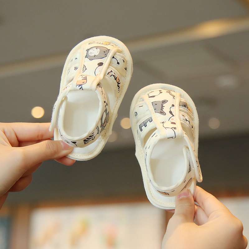 Picture of Baby Toddler Shoes Summer Sandals Breathable Anti-drop Soft Sole Outer Wear Cute Cartoon Boys and Girls Baby Newborn Shoes