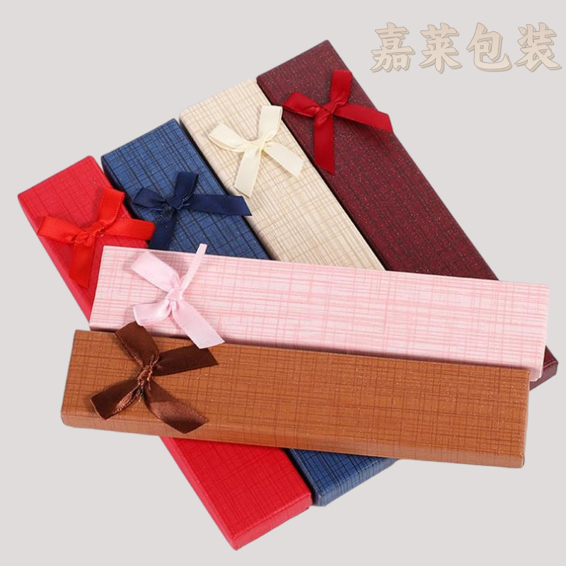 Jewelry Packaging Box Hairpin Bow Jewelry Box Ready-Made Necklace Jewelry Packaging Box