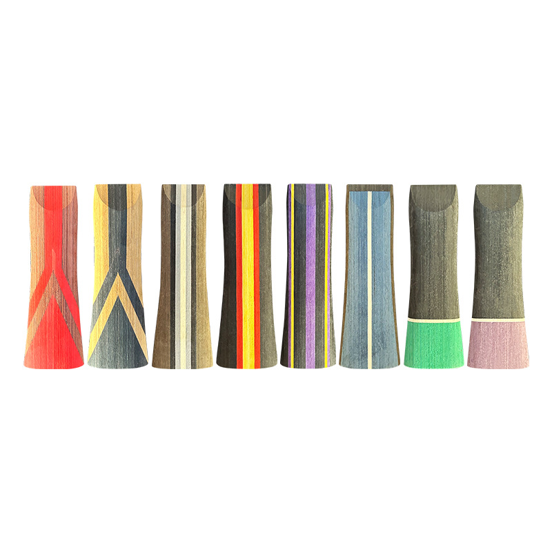 Picture of New Boli Prince genuine goods table tennis racket handle accessories colorful poplar horizontal straight racket handle quick-attack universal