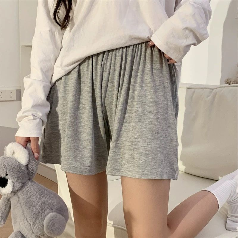 Super Hand-Feeling Modal Cotton New Arrival Pajama Pants Women's Summer Thin Casual Outer-Wearing Solid Color Loose Household Shorts