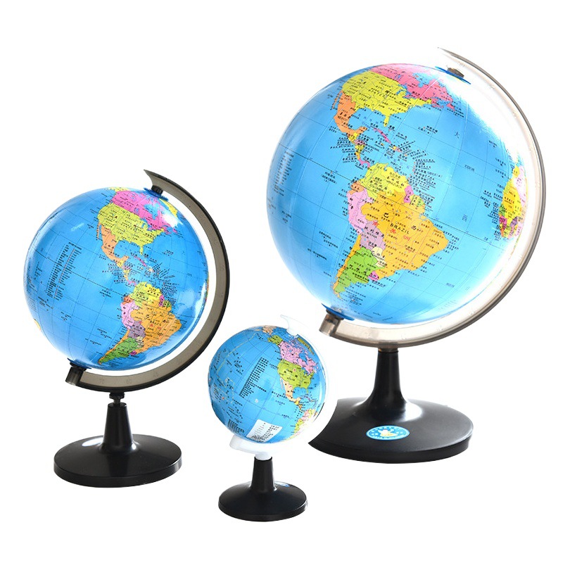 Primary School students Chinese and English version of the globe early education Cognitive Geography geography teaching equipment decoration school graduation gift
