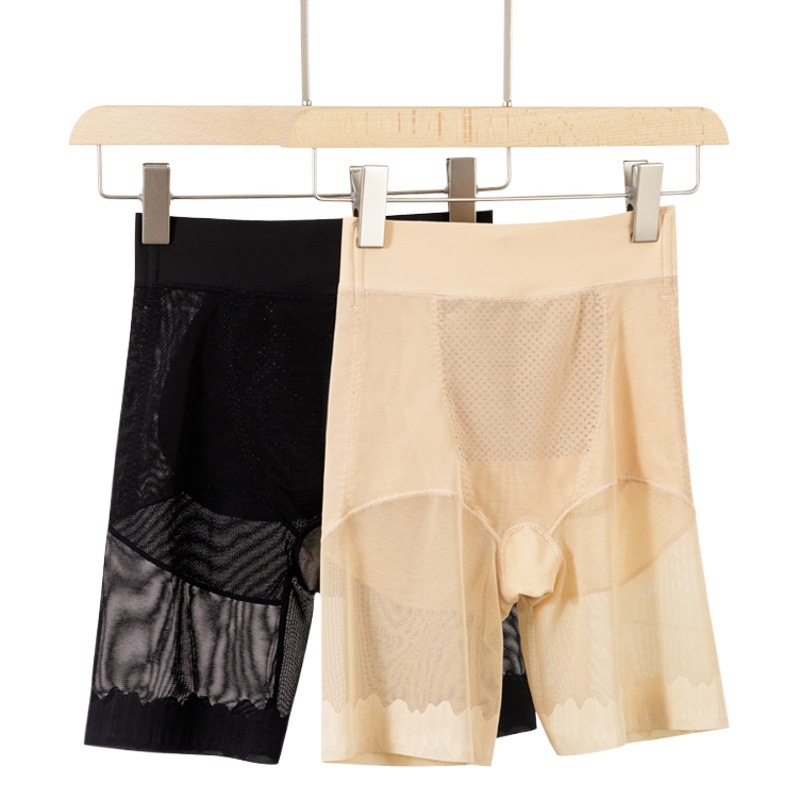 Summer Light Plastic Mid-high Waist Postpartum Abdominal Body Pants Women's Hip-lifting Mesh Shaping Waist Thin Safety Pants