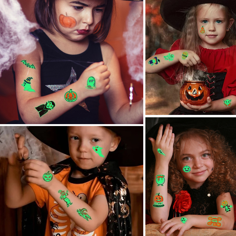 Picture of Cross-border New Children Cartoon Luminous Halloween Tattoo Party Party Holiday Event Gift Temporary Sticker