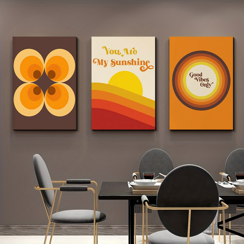 Modern Minimalist Dining Room Decorative Painting Living Room Sofa Background Wall Hanging Painting Advanced Sense Canvas Painting Bedroom HD Painting Core