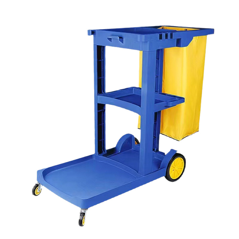 Picture of Baiyun Cleaning Cart, Cleaning Cart, Multi-Functional Trolley, Hotel Room Special Tool Cart, Property Linen Sanitary Cart