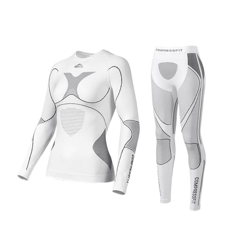 Autumn and winter new ski quick-drying clothing men and women outdoor riding sports base compression underwear thermal suit SGY02
