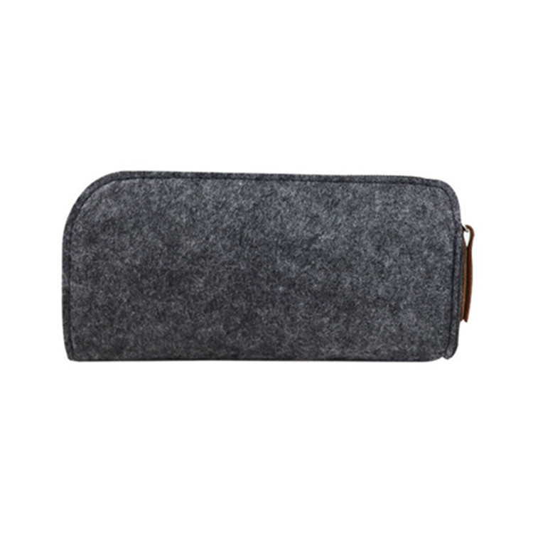 Picture of Creative Gift Bag Felt Pencil Bag Large Capacity Felt Stationery Pen Bag Can Be Added with Logo Fashionable Zipper Pen Cover Pencil Bag