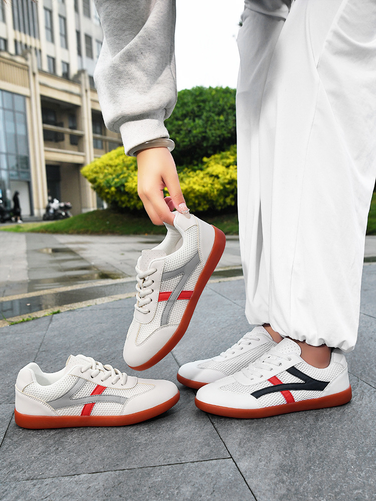 Fujian sneaker Men's Mesh Breathable Beef Sole Tai Chi Shoes Women's Practice Shoes Tai Chi Shoes Martial Arts Shoes