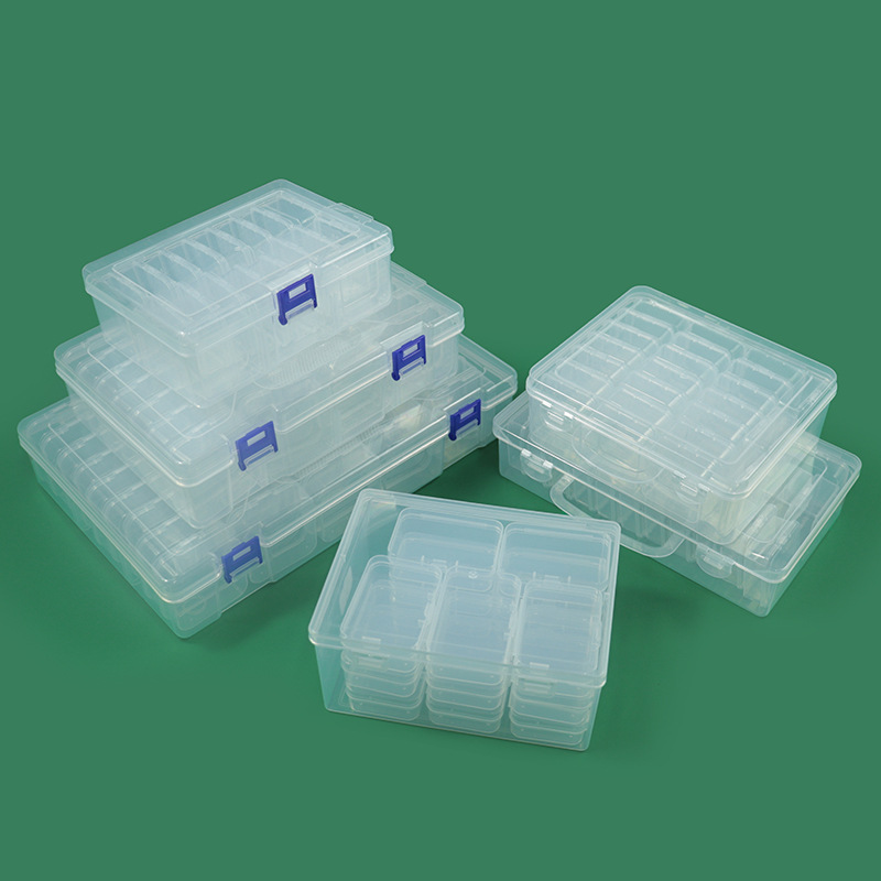Douyin Amazon Packaging Box Transparent Plastic Box PP Plastic Box Rectangular Jewelry Fishing Gear Parts Storage Box