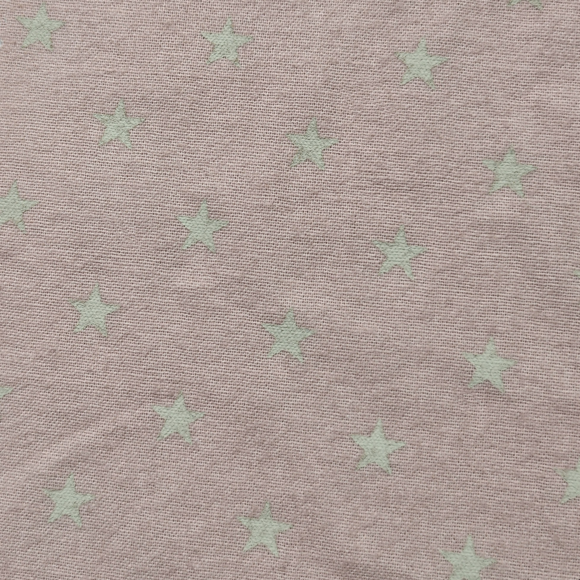 Picture of Autumn and Winter All-Cotton Brushed Woven Fabric with Five-Pointed Star Print and Tie-Dye Fabric for Coats, Skirts, Children's Clothing, Hanfu, Fabric Art, and Home Decor