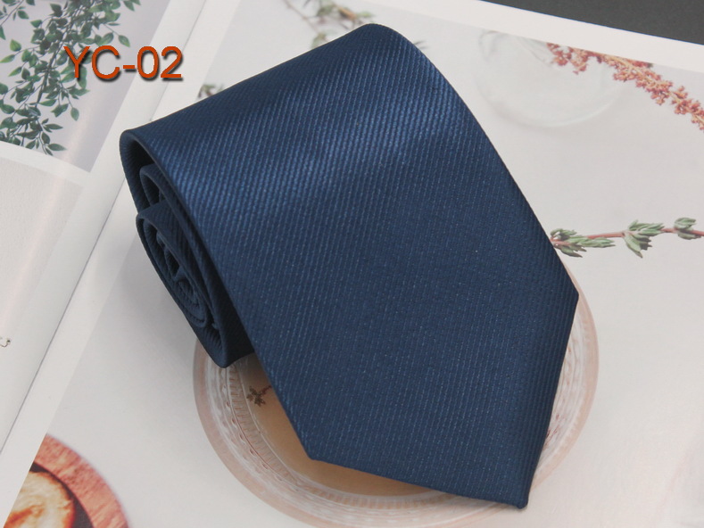 Picture of Business Casual Men's Tie Polyester Silk Twill Black Red Suit Accessories 8cm Hand Tie Solid Color Tie