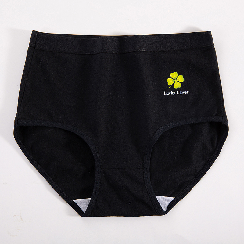Picture of Mom's High-Waisted Pure Cotton Underwear Women's Butt Lifting and Tummy Control Large Size Underwear Women's 100kg Pure Cotton Women's Briefs