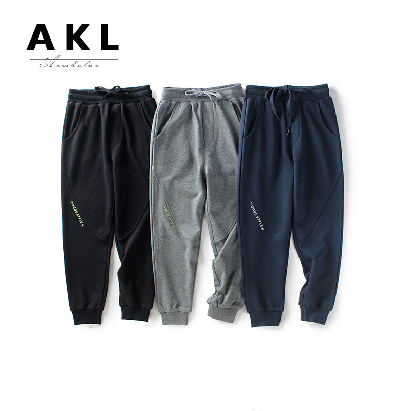 Picture of Autumn Children's Pants Korean Style New Boys' Sports Long Pants, Older Children's Casual Knit Sweatpants Children's Pants Wholesale