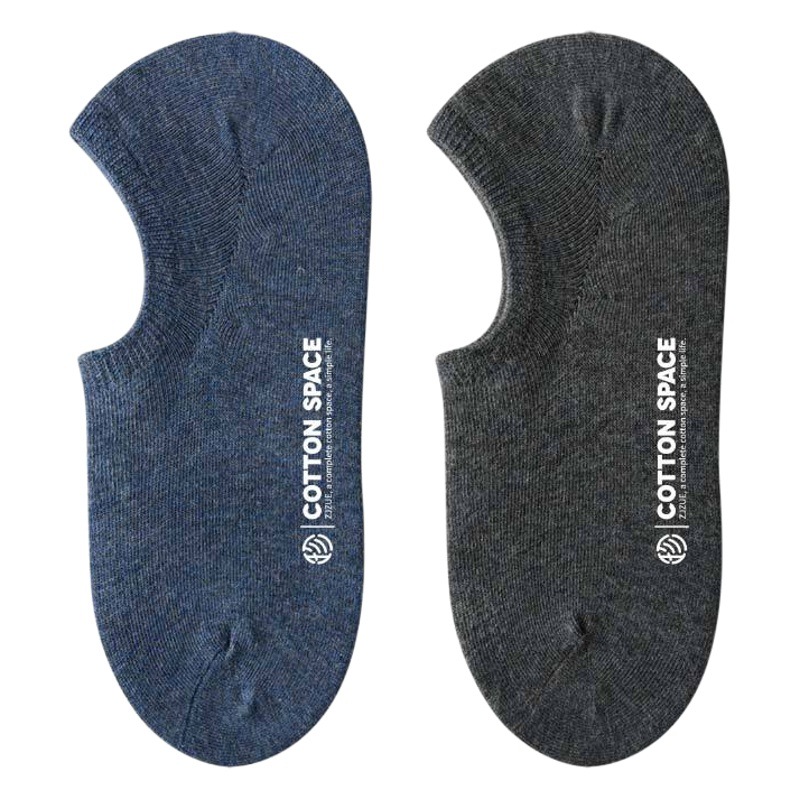 Zhuji Socks Industry Spring and Autumn Socks Men's Deodorant and Sweat-Absorbent Summer Pure Cotton Socks Non-Falling Boat Socks 100% Cotton