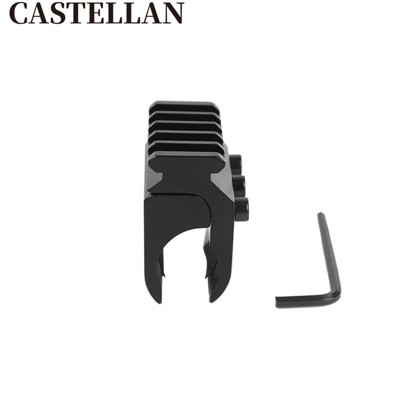Picture of 17mm-27mm pipe clamp aluminum alloy flashlight clamp 21mm rail pipe clamp bracket
